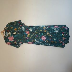 Nwt Anthropologie Maeve Buttonfront Shirt Dress sz-14